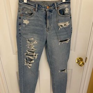 American eagle stretch mom jeans